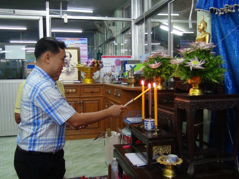 นครปฐม  โรงพยาบาลสามพรานทำบุญห้องกลุ่มงานบริการด้านปฐมภูมิและองค์รวม