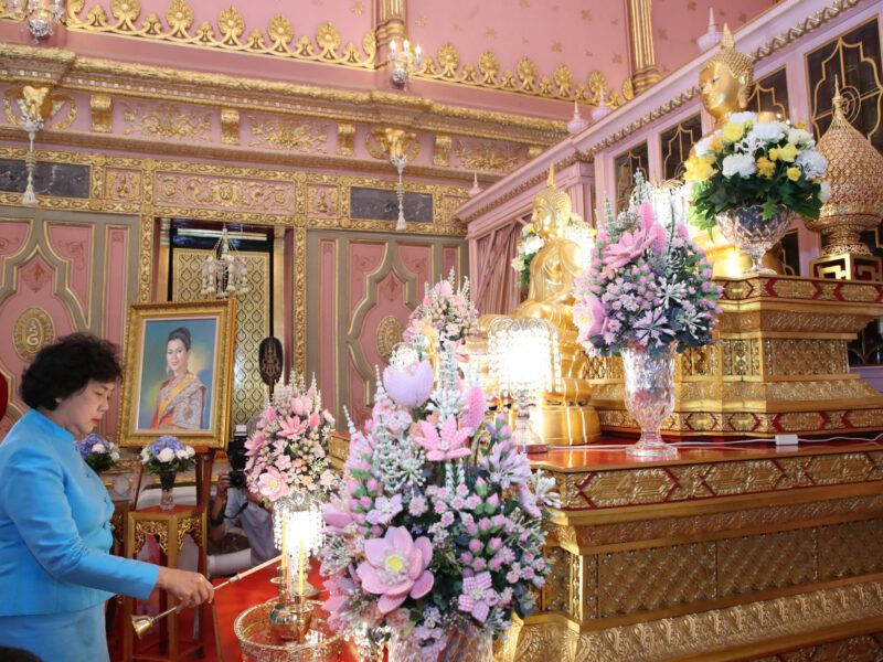 “วันสตรีไทย” 2563 สภาสตรีแห่งชาติฯทำบุญวัดราชบพิธฯ