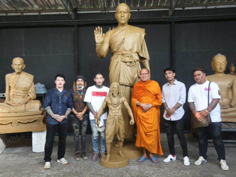 นครปฐม หลวงพี่น้ำฝน ผุดโปรเจ๊คสร้างพระองคุลีมารเถระ นำแอลโอรส กระตุ้นคนไทยหยุดทำร้ายสังคม