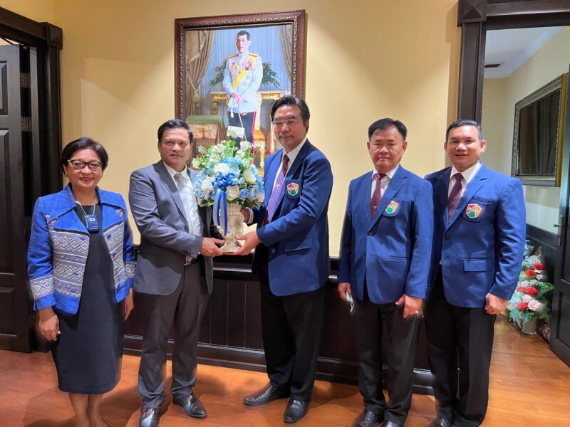 กรุงเทพมหานคร  ผู้บริหารวิทยาลัยเทคโนโลยีปัญญาภิวัฒน์แสดงความยินดีปลัดกระทรวงศึกษาธิการ
