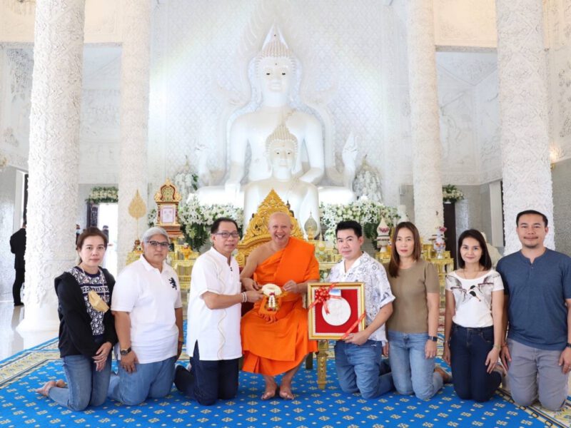 เชียงราย  อธิการบดี มทร.รัตนโกสินทร์ เข้ากราบนมัสการ พระไพศาลประชาทร วิ.
