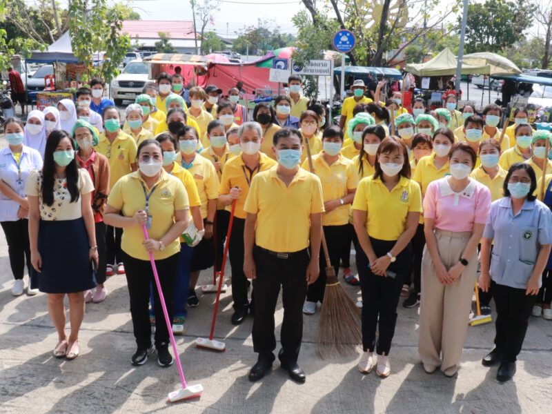 นครปฐม  โรงพยาบาลสามพรานจัดกิจกรรม 5ส(Big Cleaning Day)ถวายเป็นพระราชกุศลวันพ่อแห่งชาติ