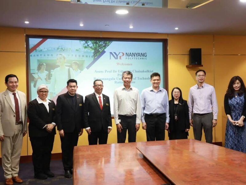 มทร.รัตนโกสินทร์ กระชับความร่วมมือทางวิชาการกับ Nanyang Polytechnic ประเทศสิงคโปร์
