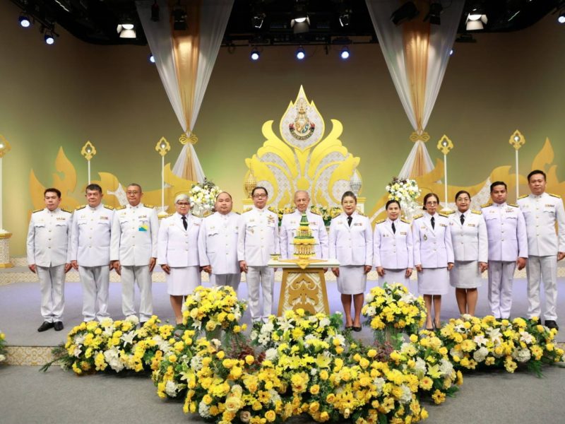 มทร.รัตนโกสินทร์ บันทึกเทปโทรทัศน์ถวายพระพรชัยมงคล พระบาทสมเด็จพระเจ้าอยู่หัว