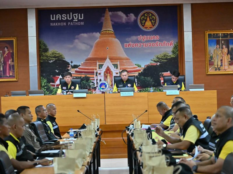 นครปฐม  แม่ทัพน้อยที่1ลงพื้นที่ตรวจเยี่ยม กอ.รมน.จังหวัด ครั้งที่ 5 กลุ่มจังหวัดภาคกลางปริมณฑล