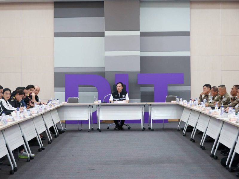 กรมการขนส่งทางบกบูรณาการตรวจสอบการเสพสุราและสารเสพติดผู้ขับรถจักรยานยนต์สาธารณะ