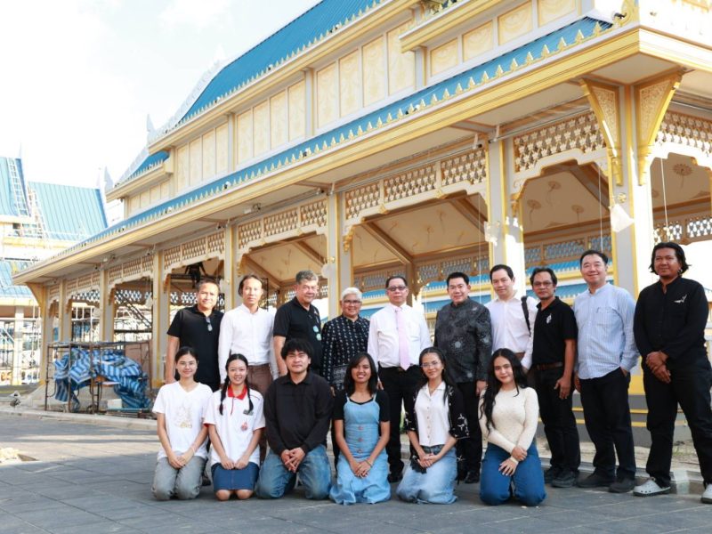 มทร.รัตนโกสินทร์ วิทยาลัยเพาะช่าง ร่วมสร้างสรรค์ผลงานในงานพระเมรุมาศสมเด็จพระนางเจ้าสิริกิติ์ พระบรมราชินีนาถ พระบรมราชชนนีพันปีหลวง