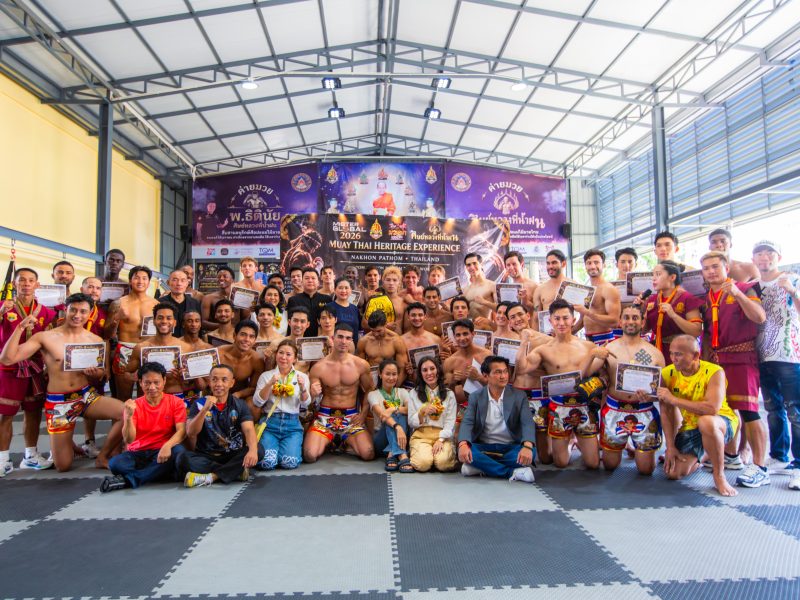 ผู้เข้าประกวด Mister Global 2026 จากทั่วโลกตื่นตา ร่างทองหลวงพ่อพูล ได้เรียนมวยยอดครู พร้อมชก ยอดไอคิว แชมป์โลก one มวยไทยบนเวที