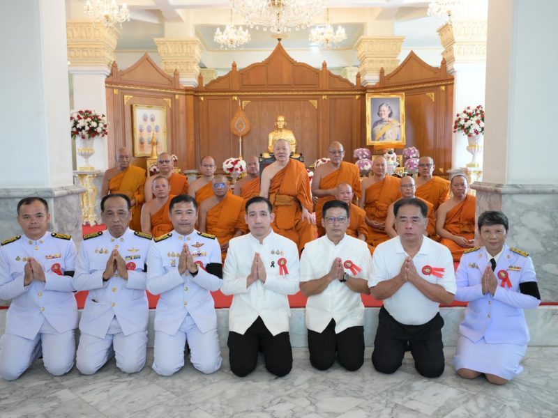 เจ้าประคุณสมเด็จพระมหารัชมงคลมุนี เปิดงานนมัสการพระบรมธาตุเจดีย์พระอุบาลีมหามงคลวัดไร่ขิง